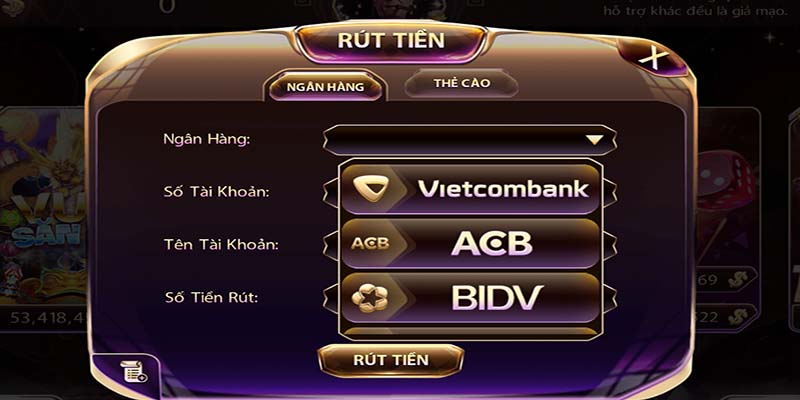 Hướng dẫn rút tiền tại cổng game Vinwin